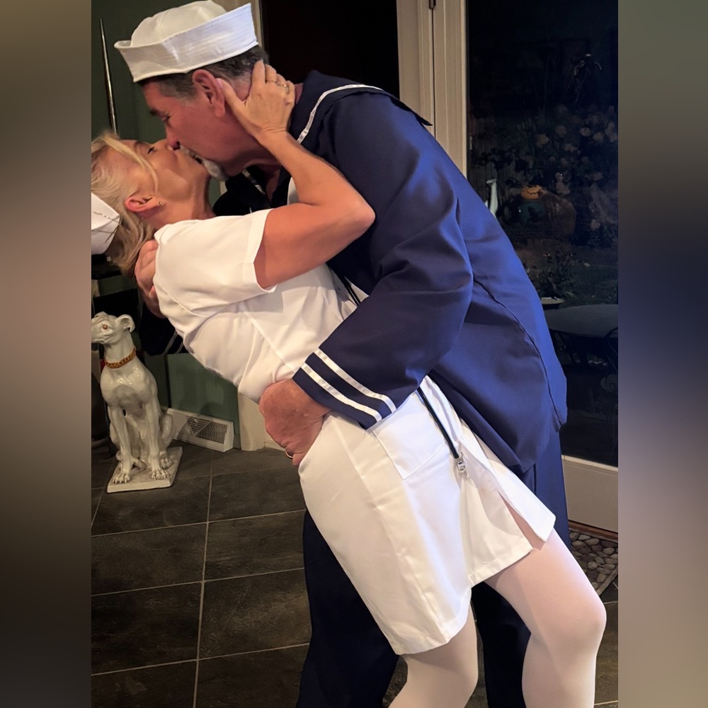Men Classic Navy Sailor Halloween Costume Sz 2XL